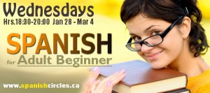 spanish course for Adult beginner with spanish circles jan 28