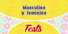 Masculino y feminino Test