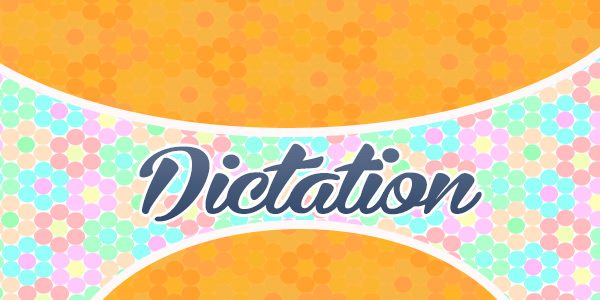 Spanish Circles - Dictation