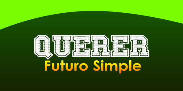 Querer Futuro simple - Spanishcircles