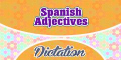 Spanish adjectives sentences