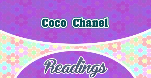 Coco Chanel - Readings