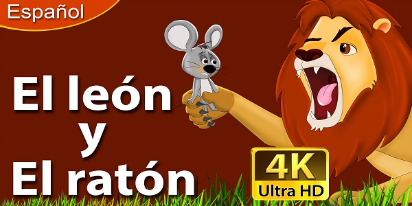 El León y el ratón-Spanishcircles stories for kids