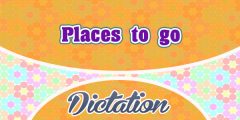 Places to go (sentences)