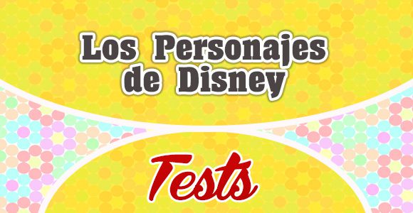 Los Personajes de Disney-Test
