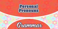 Subject pronouns