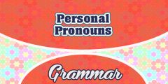 Subject pronouns
