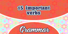 15 important verbs