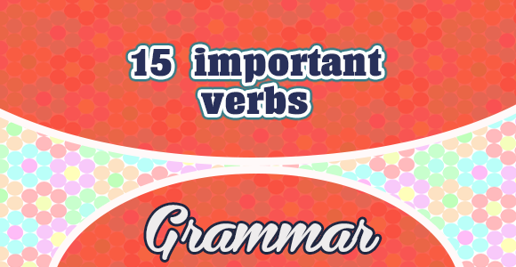 15 Spanish important verbs