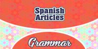 Spanish articles