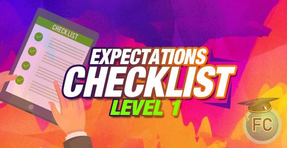 Expectations Checklist Level 1