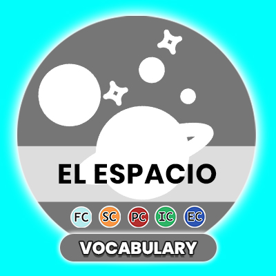 El espacio - Space - Spanish vocabulary