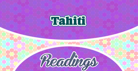 Tahiti Spanish Circles Readings