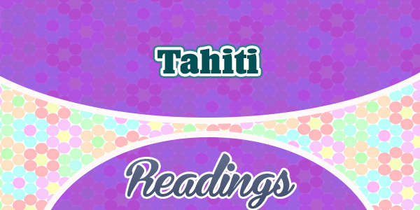 Tahiti Spanish Circles Readings
