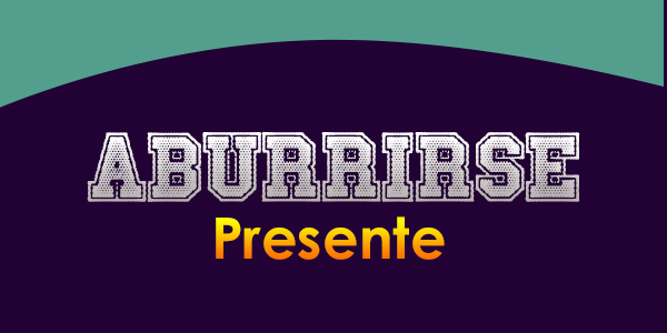 Aburrirse (Presente) - Spanish Circles Conjugation