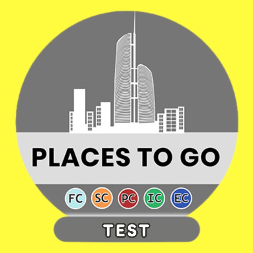 Places to go Spanish Test