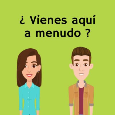 ¿Vienes aquí a menudo?