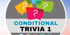 7 Conjugation Questions – Conditional Part 1
