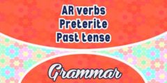 Sentences AR verbs past tense