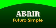 ABRIR (Futuro simple)