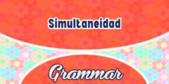 Simultaneidad Spanish words to express present tense