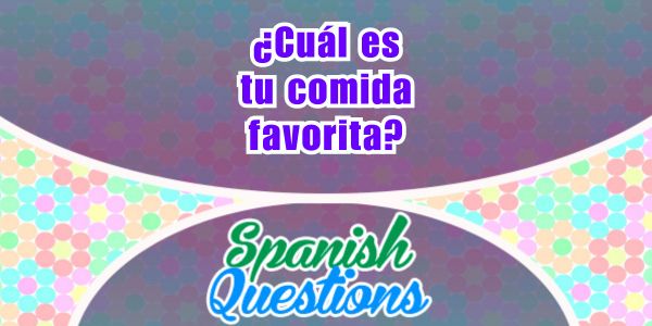 ¿Cuál es tu comida favorita?