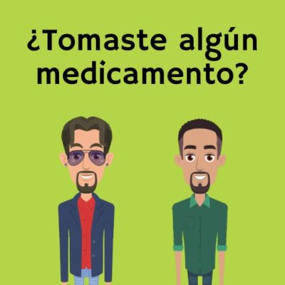 ¿Tomaste algún medicamento?