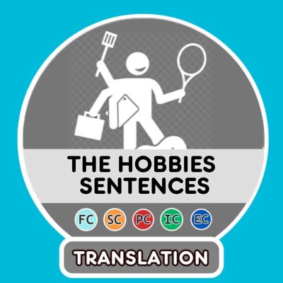 Spanish Hobbies translation sentences